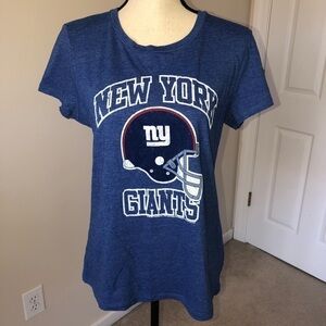 NFL New York Giants Ladies Blue T-Shirt SZ L